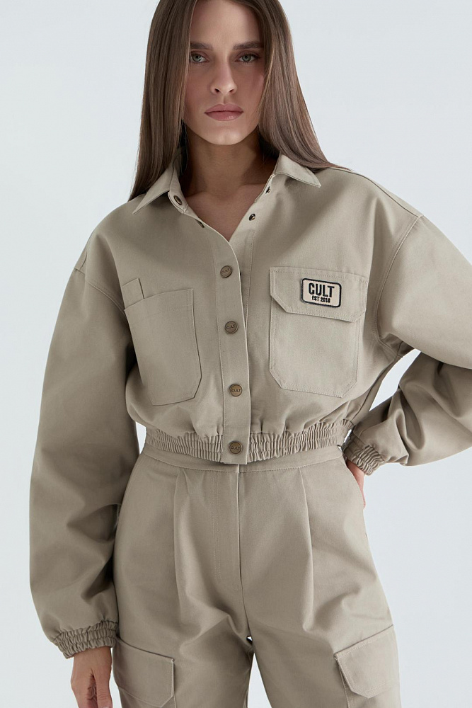 Рубашка Military wmn Бежевый 72025-1