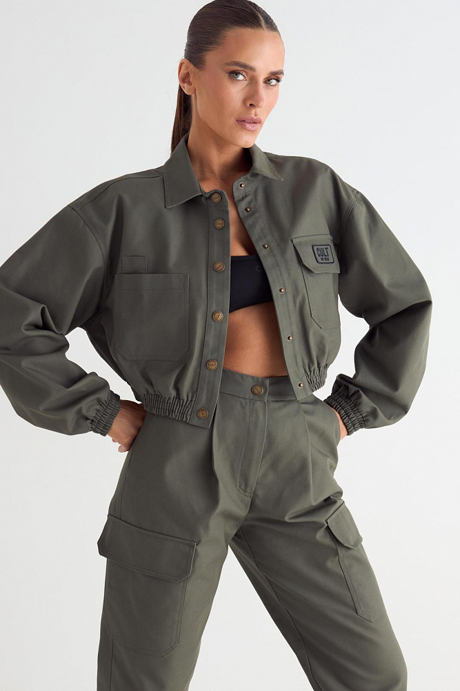 Рубашка Military wmn Хаки 72025-1